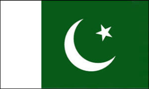 Die pakistanische Flagge
