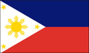 Die philippinische Flagge