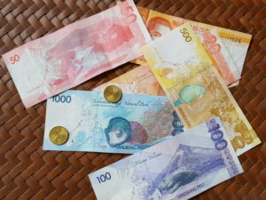 Philippinische Pesos. (Quelle: Christoph Dehn) Philippinische Pesos. (Quelle: Christoph Dehn)