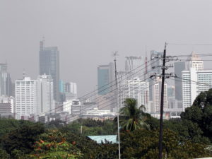Smog über Manila. (Quelle: Christoph Dehn)