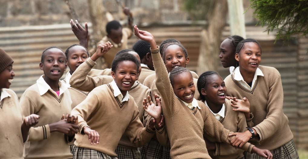 Kinder der Falling Waters School in Kenia. (Quelle: Christian Nusch)