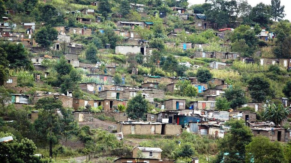 Ein Township in Südafrika. (Quelle: Frank Peterschröder)